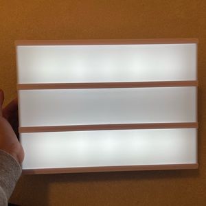 Cinema Word Lightbox